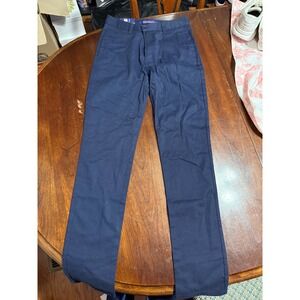 French Toast Women Skinny Chino Pants Navy Blue Stretch Twill Trousers Size 4